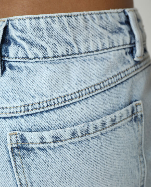 Jean mom high waist bleu clair - Pimkie