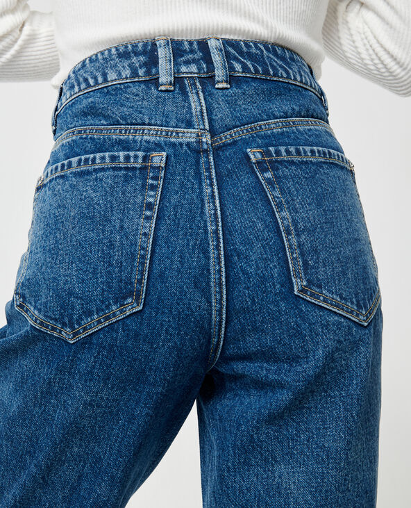 Jean mom taille haute bleu - Pimkie