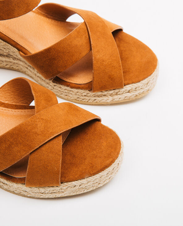 Sandales compensées marron - Pimkie