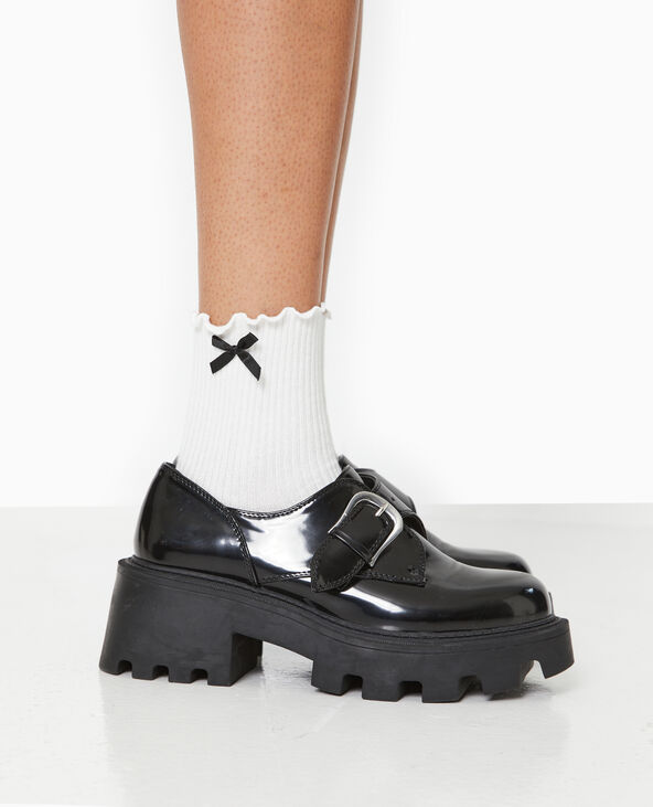 Lot de 2 paires de chaussettes avec nœuds rouge - Pimkie