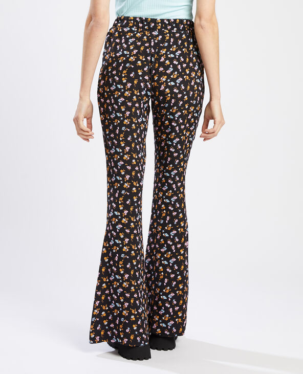 Pantalon flare noir - Pimkie