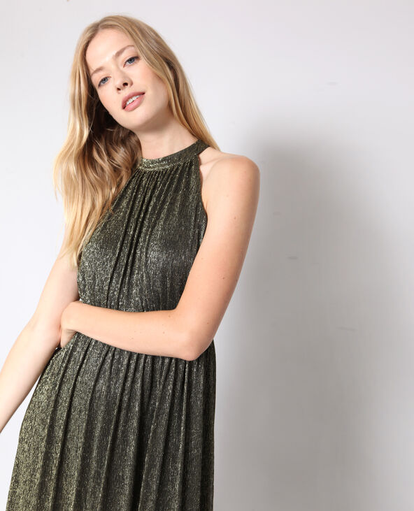 Robe longue lamée noir - Pimkie
