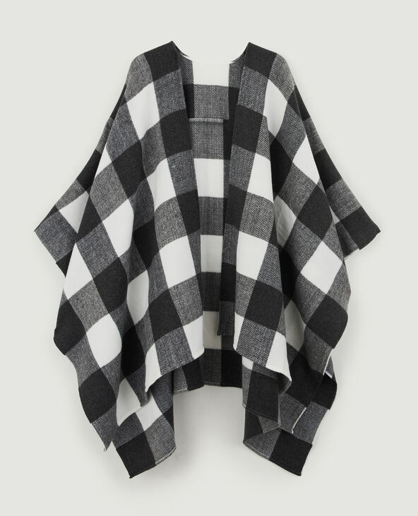 Poncho a franges Pimkie