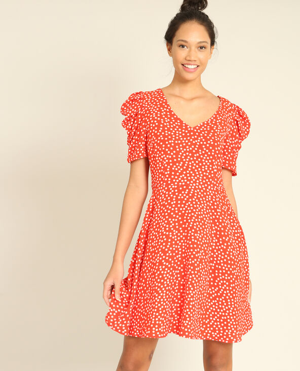 Robe fluide imprimee
