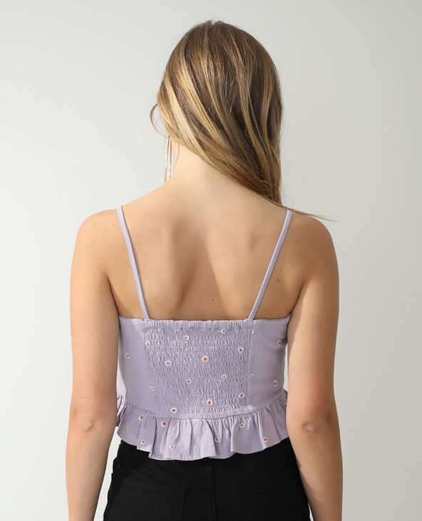 Top fleuri lilas - Pimkie