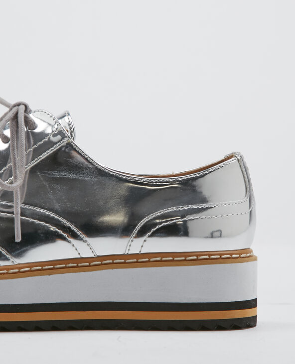 Derbies argent plateforme online