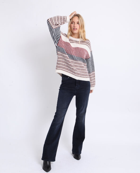 Pull multicolore écru - Pimkie
