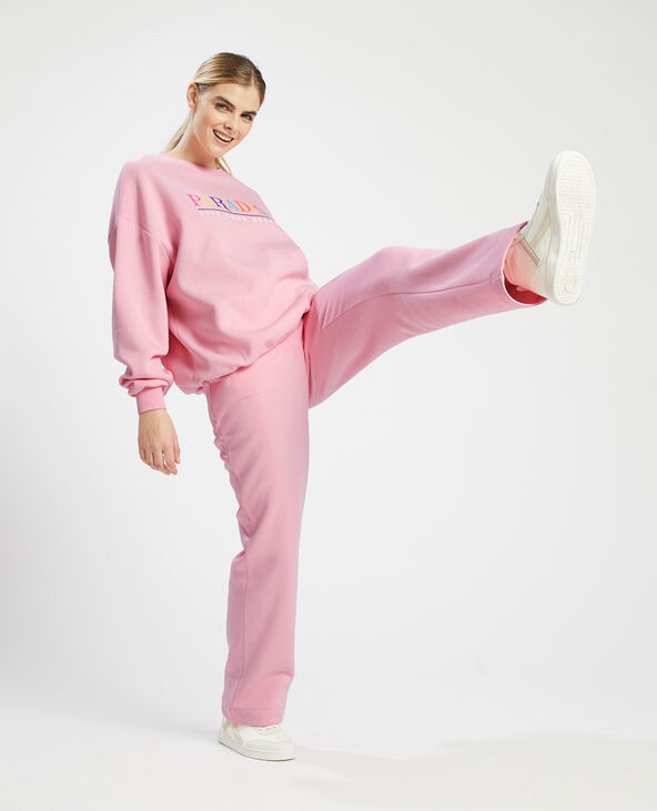 Sweat molleton oversize rose - Pimkie