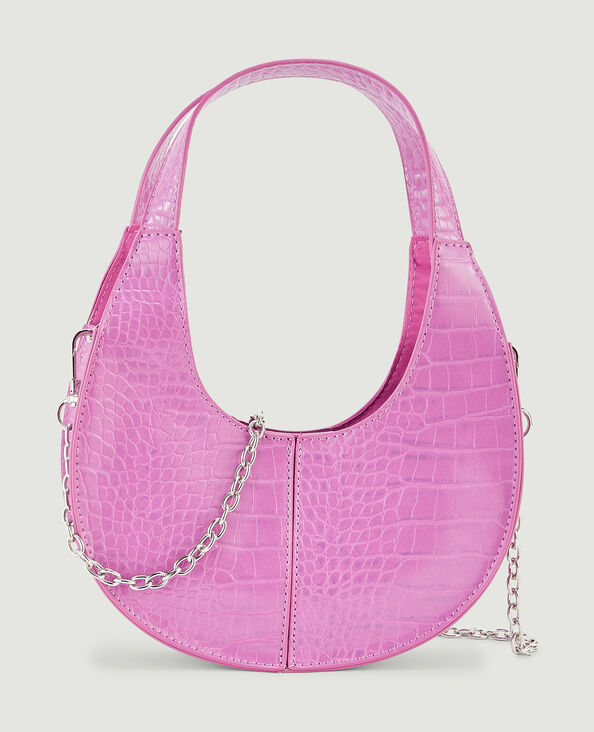 Sac rigide rond rose - Pimkie