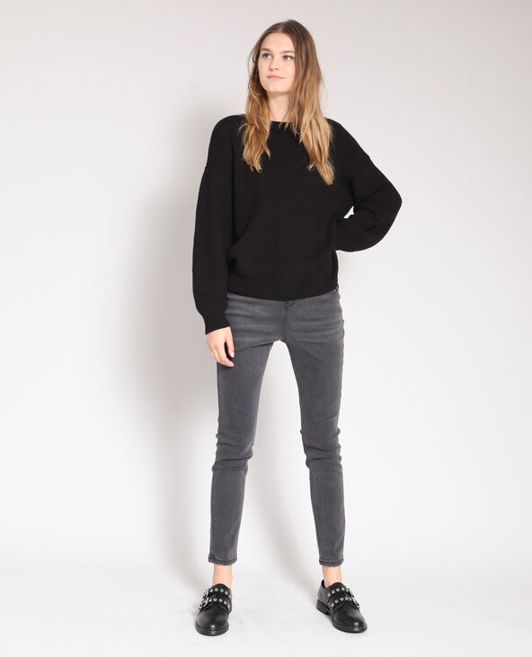 Pull ajouré noir - Pimkie