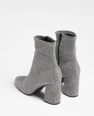 Boots en microfibre argenté - Pimkie