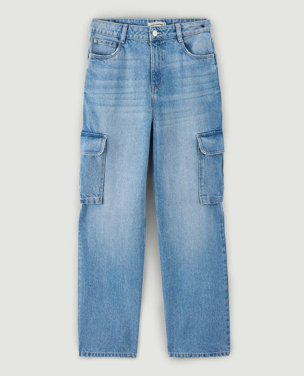 Jean baggy taille basse bleu - Pimkie