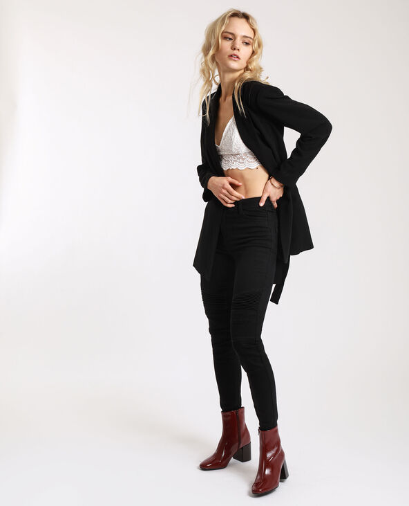Jean skinny biker noir - Pimkie