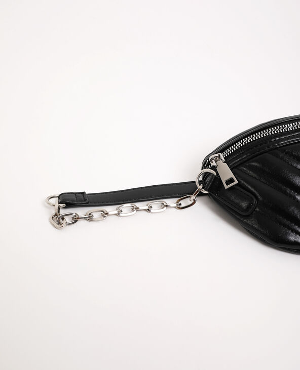 Sac banane matelassé noir - Pimkie