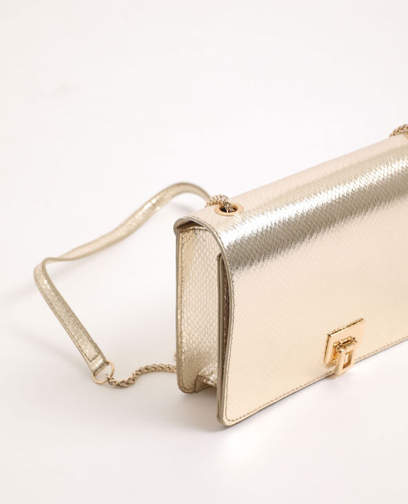 Sac bandoulière métallisé doré - Pimkie