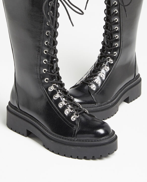 Boots rock hautes noir - Pimkie
