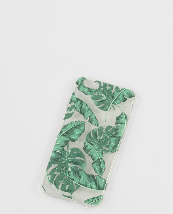 Coque compatible iPhone 6 palmiers vert - Pimkie
