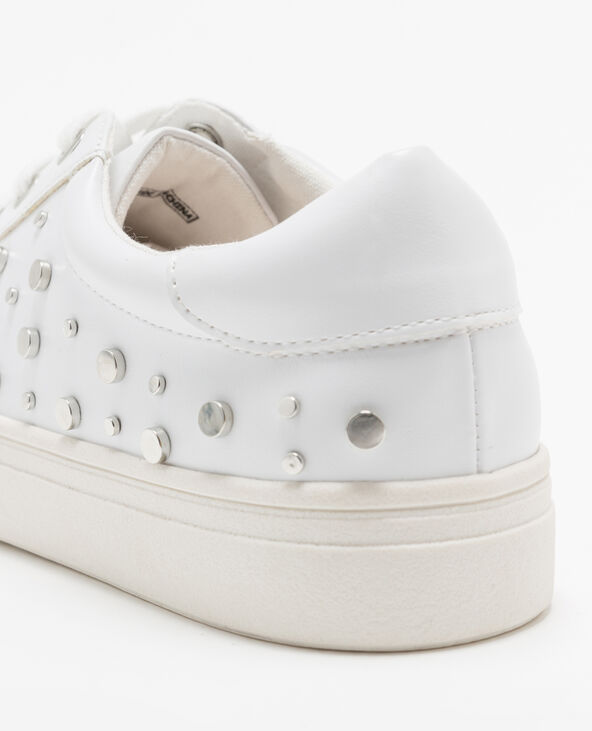 Baskets cloutées blanc - Pimkie