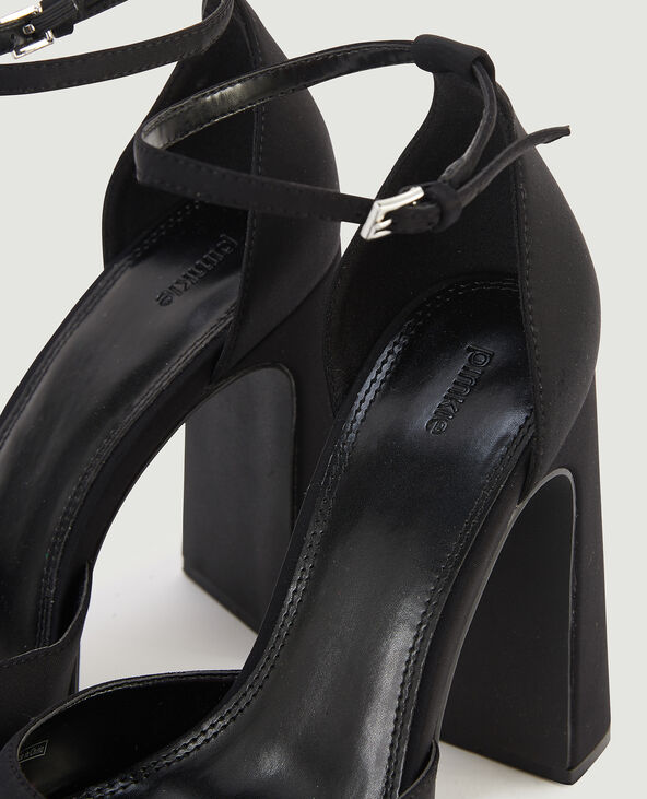 Babies à talons compensés noir - Pimkie