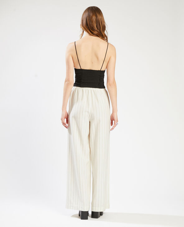 Pantalon large et droit SMALL rose clair - Pimkie