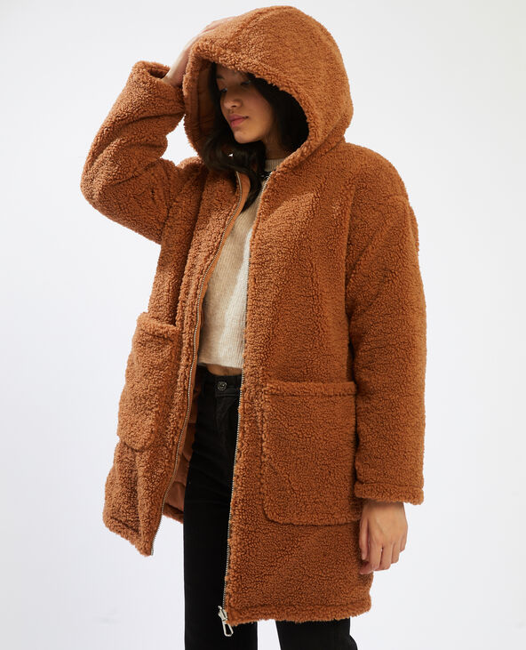 Manteau reversible a capuche Pimkie