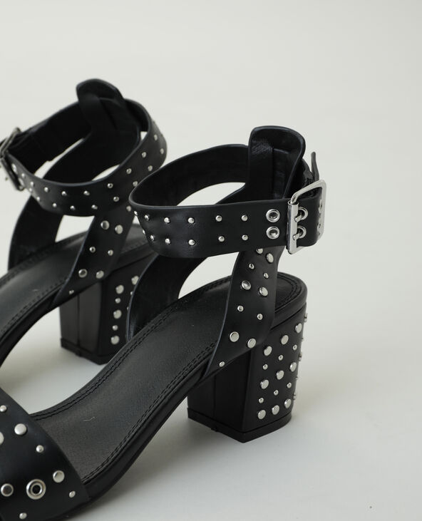 Sandale cloutée talon discount