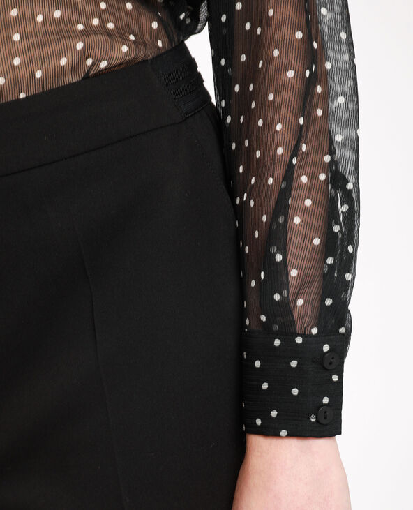 Chemise à pois noir - Pimkie