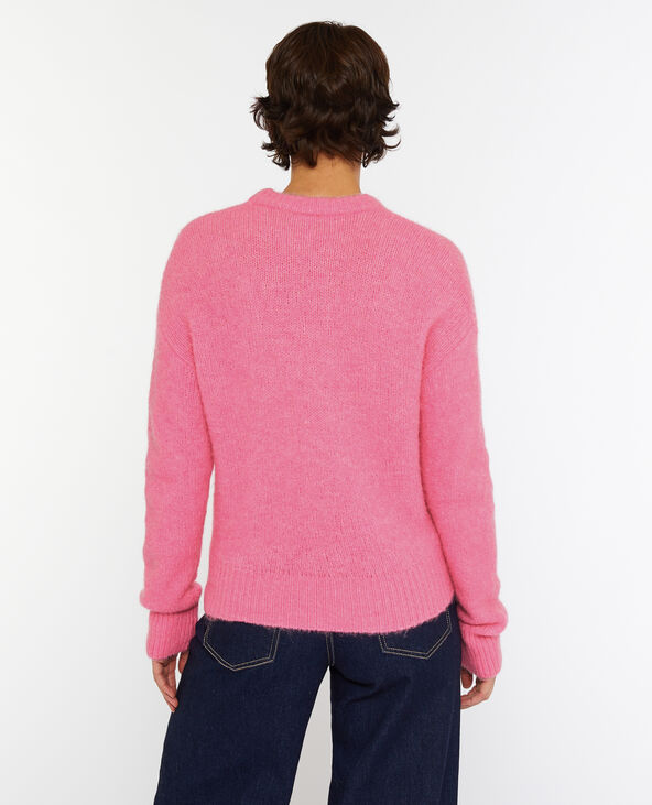 Pull col rond rose - Pimkie