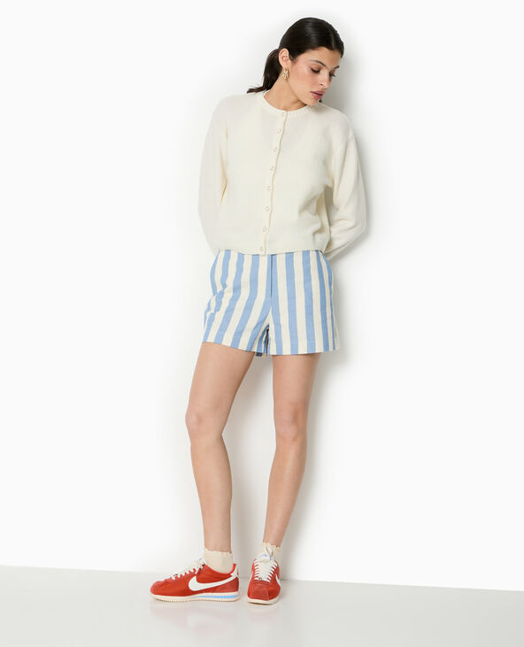 Short city avec larges rayures bleu - Pimkie