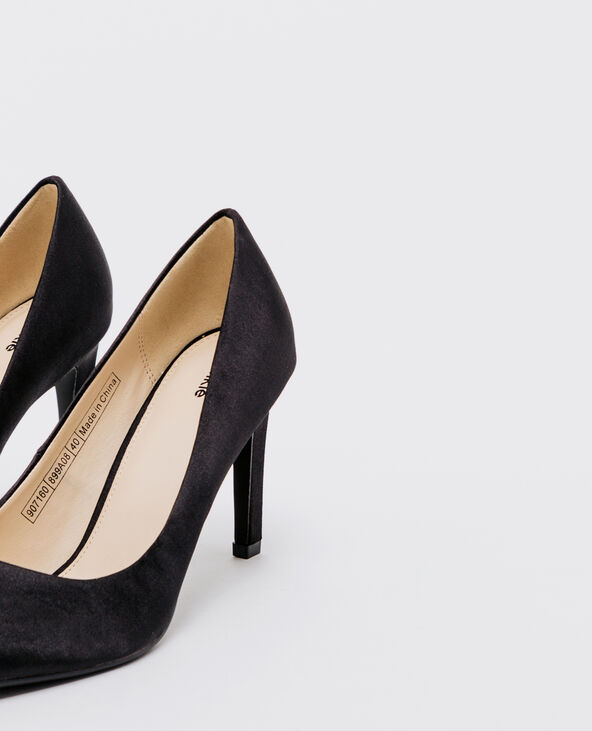 Escarpins satinées noir - Pimkie