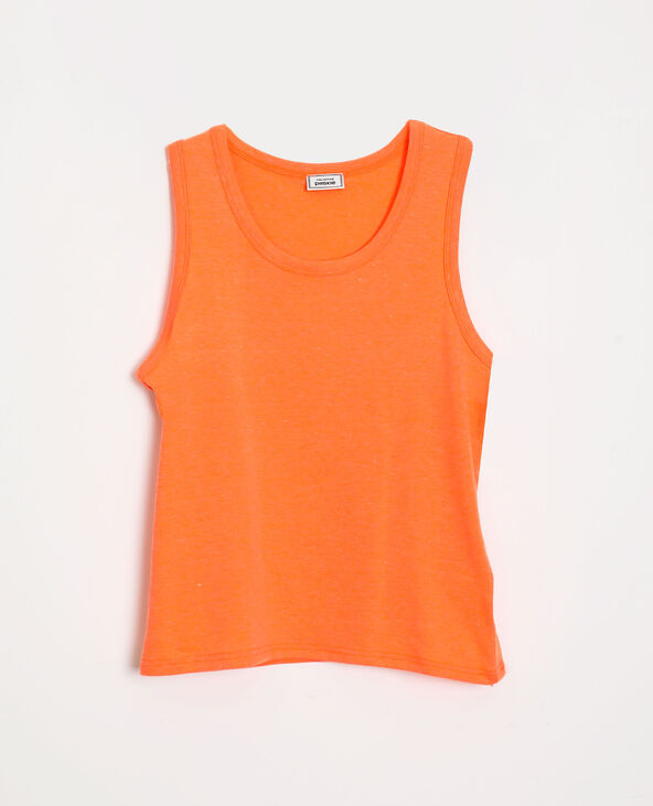Débardeur court orange fluo - Pimkie