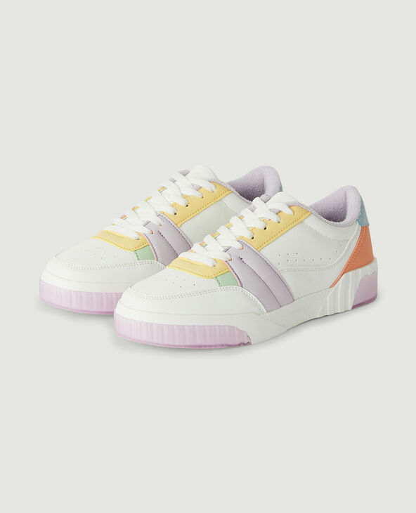 Sneakers compensées lilas - Pimkie