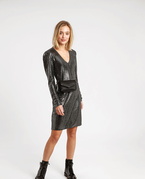Robe à sequins noir - Pimkie
