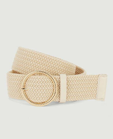 Ceinture en paille beige - Pimkie