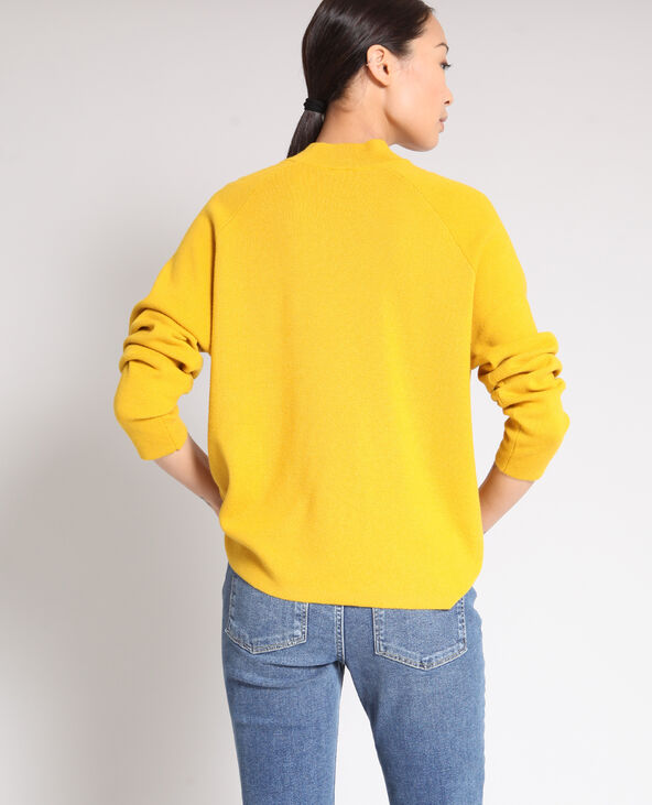 Pull à col montant jaune ocre - Pimkie