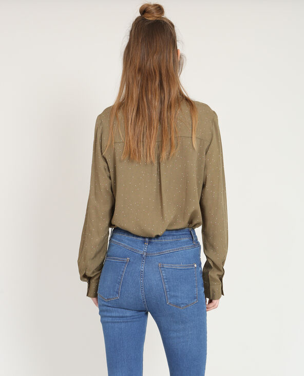 Chemise fluide taupe - Pimkie