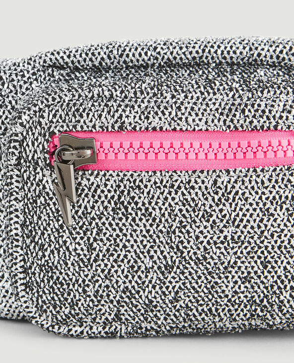 Sac banane métallisé argenté - Pimkie
