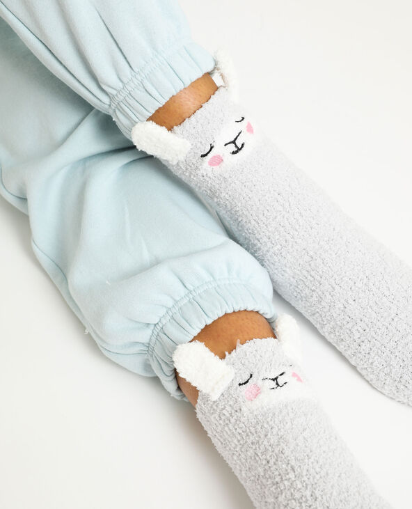 Chaussettes lama gris clair - Pimkie