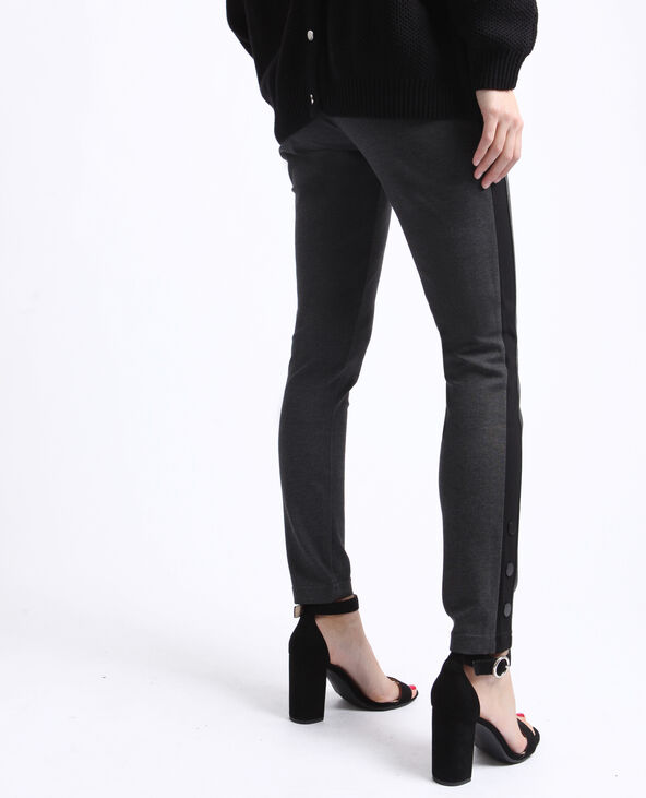 Legging taille haute gris chiné - Pimkie
