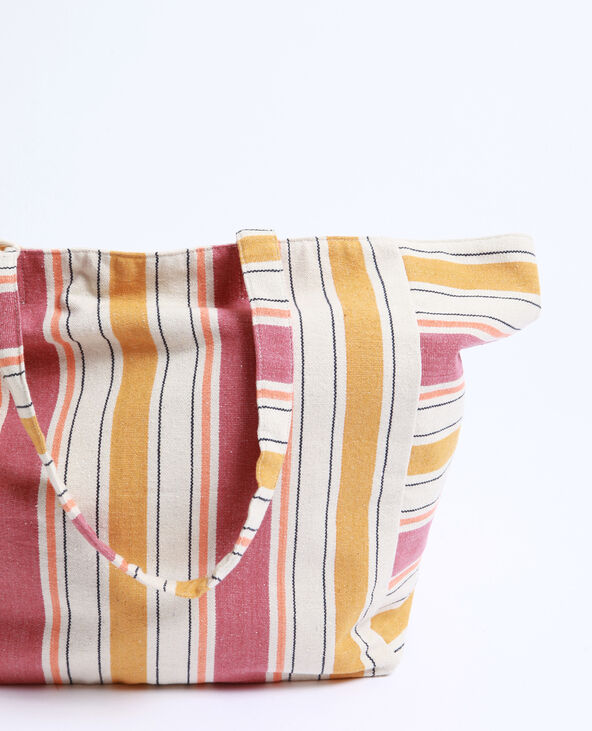 Grand sac de plage beige - Pimkie