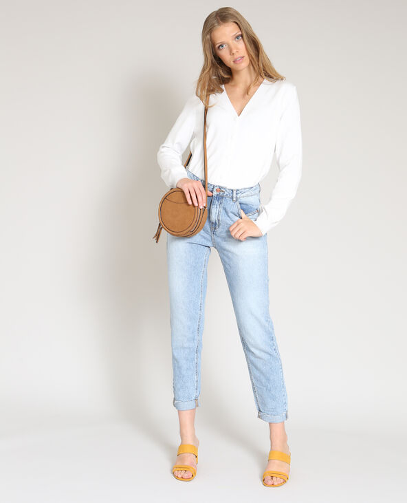 Gilet col V blanc - Pimkie