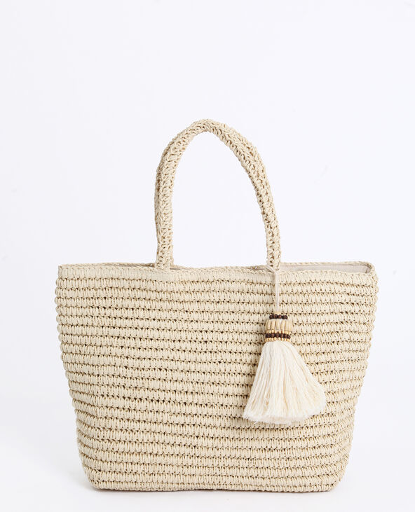 Panier en paille camel - Pimkie