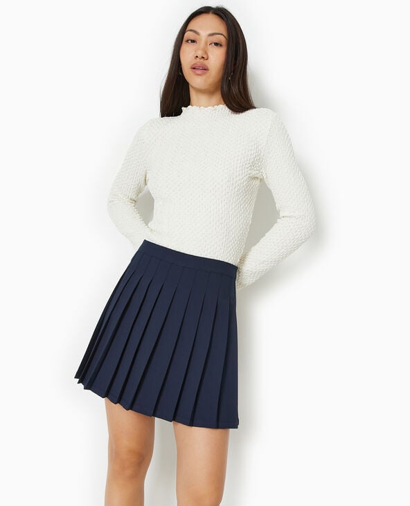 Jupe bleu plissée new arrivals