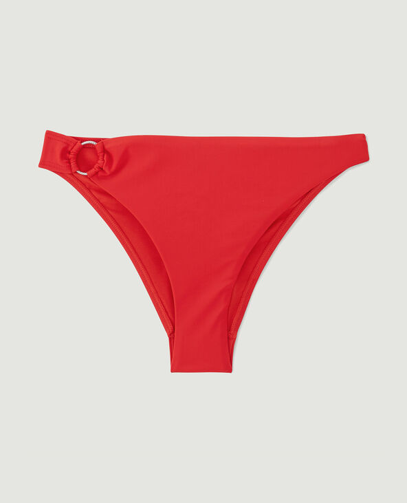 Bas de maillot culotte avec anneau rouge - Pimkie