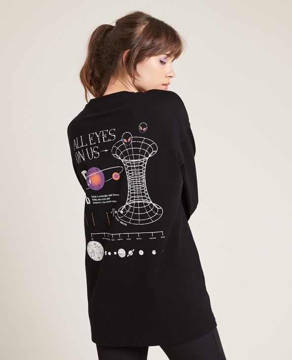 T-shirt manches longues noir - Pimkie