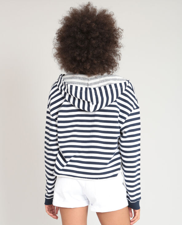 Sweat à lacets blanc - Pimkie