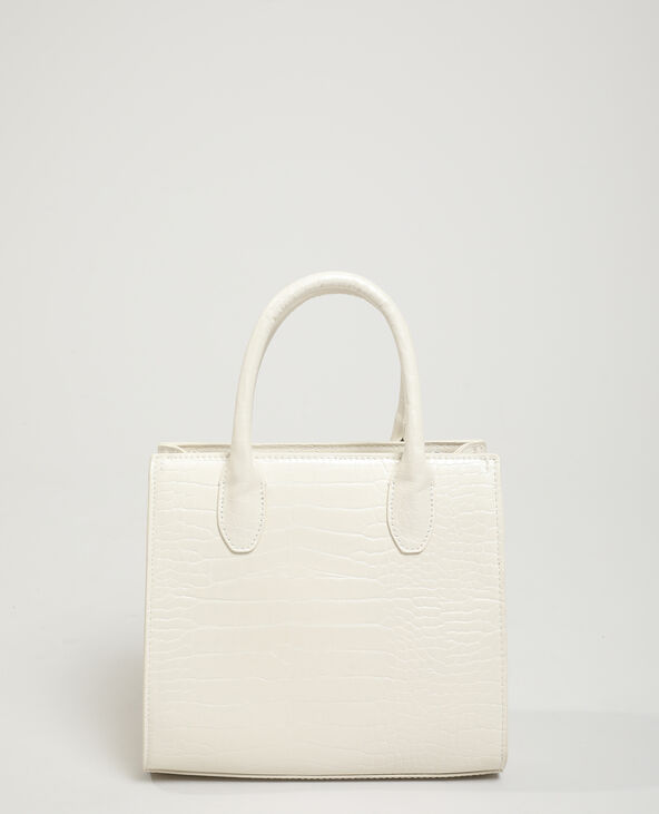 Sac à main croco rose clair - Pimkie