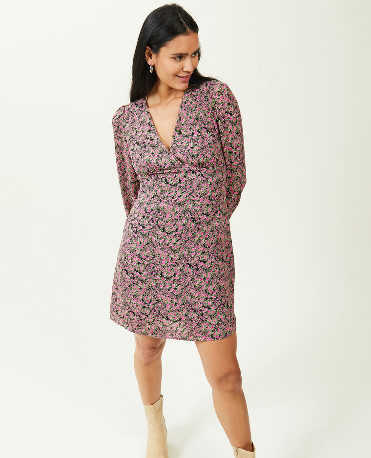 Robe courte et fluide noir - Pimkie