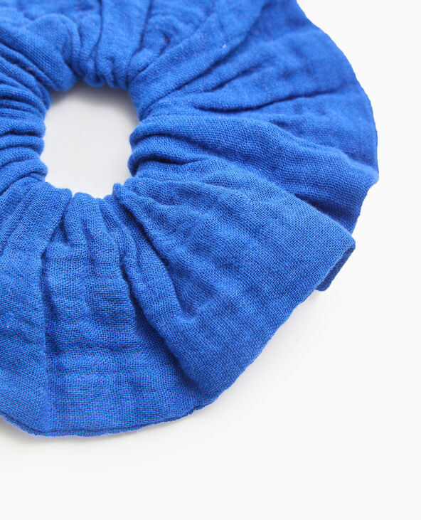 Lot de 2 chouchous en gaze de coton bleu marine - Pimkie