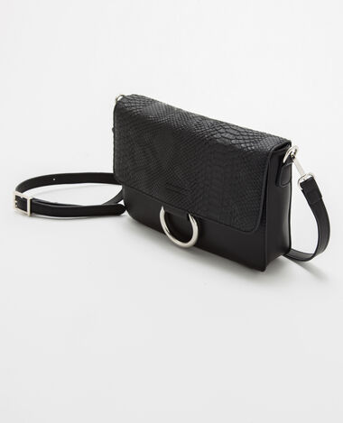 Sac pochette noir croco noir - Pimkie